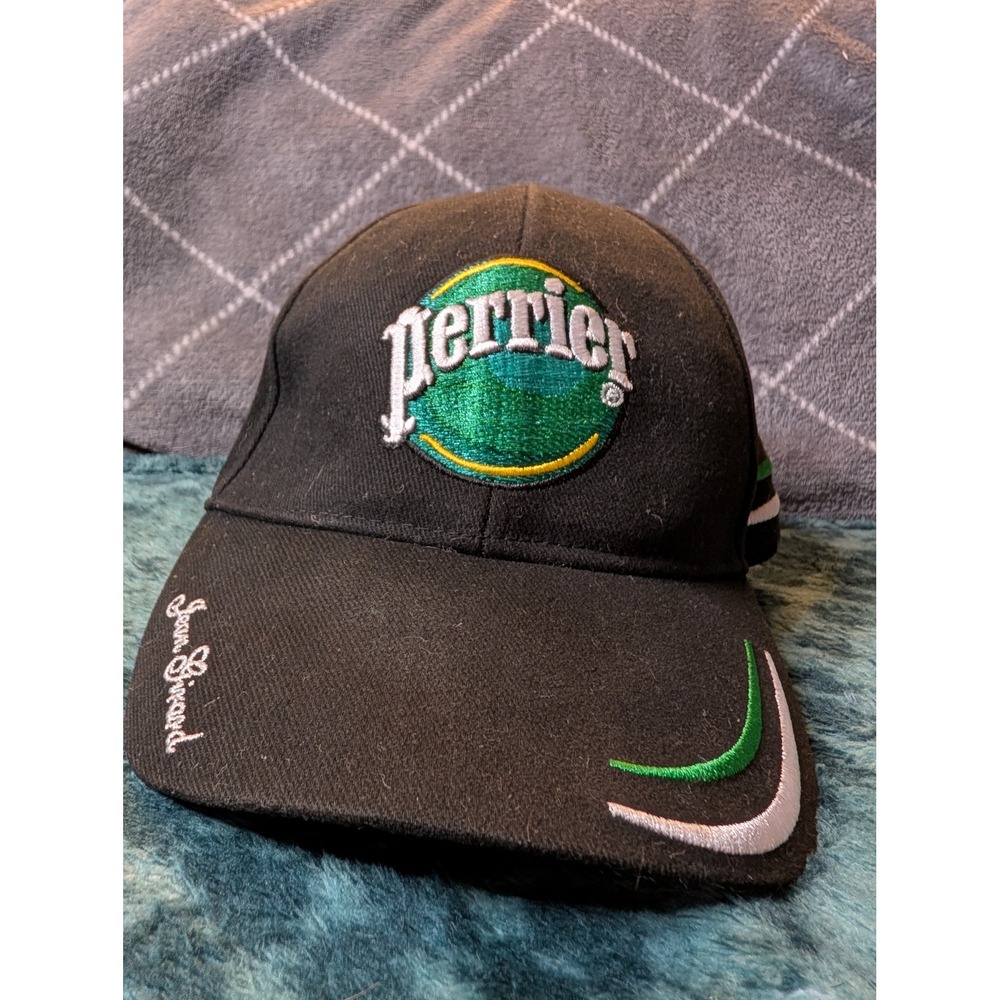 Talladega Nights Perrier Jean Girard 55 Racing Hat Black Movie Promo Cap OSFM